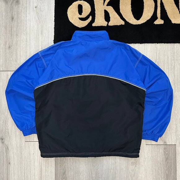 Vintage Umbro Men's Blue/Black Two Tone Windbreaker Jacket - Size XXL / 2XL - Picture 2 of 6